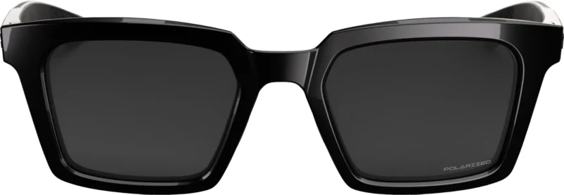 Erba Polished Black - Grey Polarized  Lens