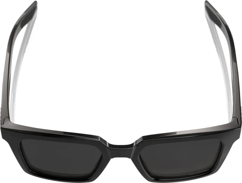 Erba Polished Black - Grey Polarized  Lens