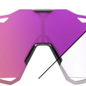 Hypercraft Gloss Black - Photochromic Purple Mirror