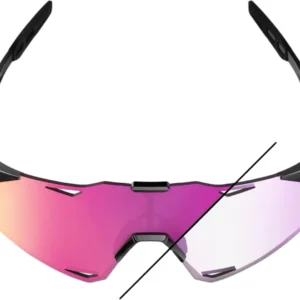 Hypercraft Gloss Black - Photochromic Purple Mirror