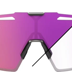 Hypercraft SQ Gloss Black - Photochromic Purple Mirror