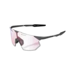 Hypercraft SQ Gloss Light Grey - Rose Gold Mirror  Photochromic  Lens