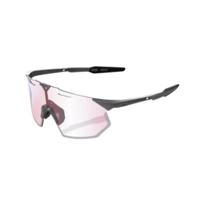 Hypercraft SQ Gloss Light Grey - Rose Gold Mirror  Photochromic  Lens