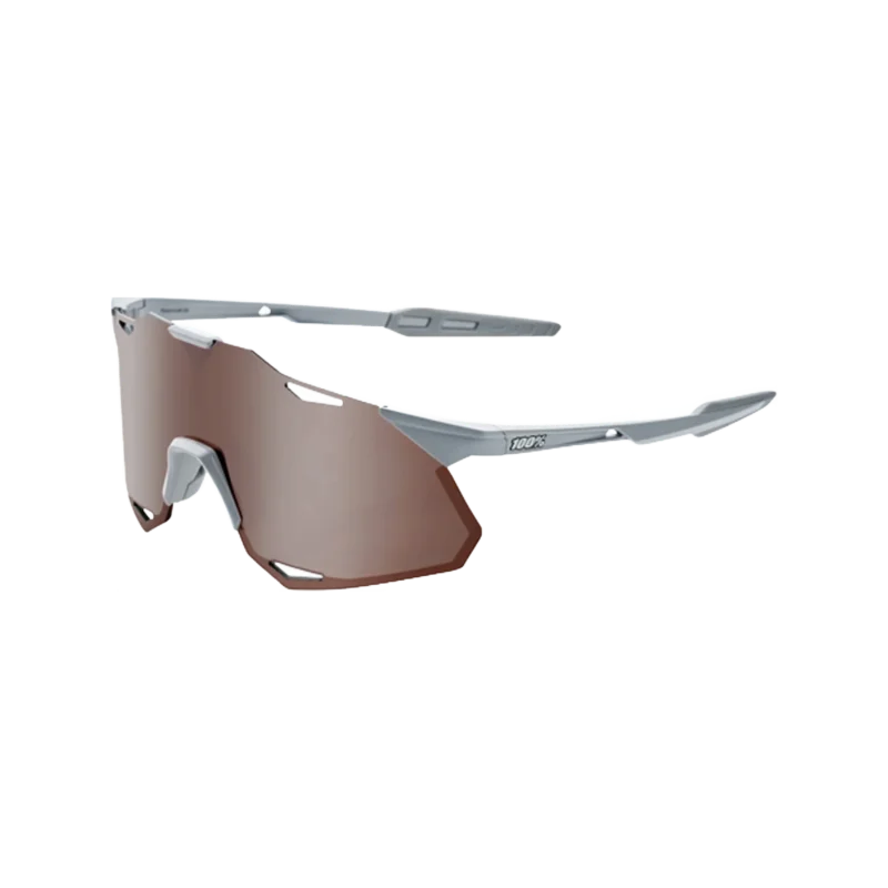 Hypercraft XS Matte Stone Grey - HiPER Crimson Silver Mirror Lens