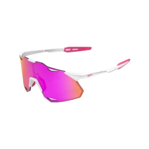 Hypercraft XS Matte White/Pink - HiPER Vital Pink Mirror  Lens