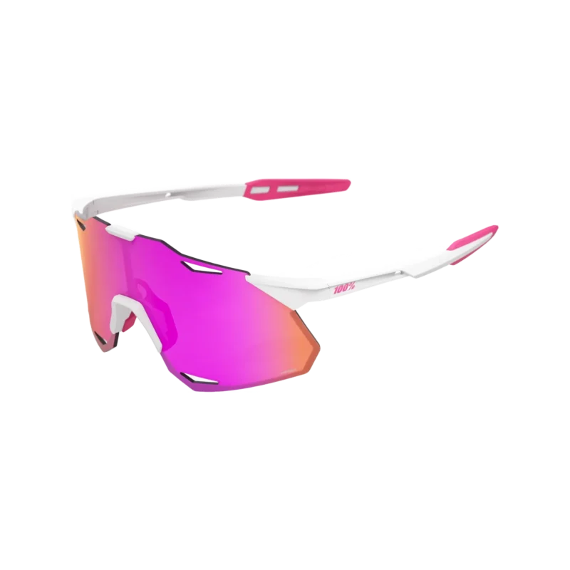 Hypercraft XS Matte White/Pink - HiPER Vital Pink Mirror  Lens