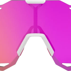 Hypercraft XS Matte White/Pink - HiPER Vital Pink Mirror  Lens