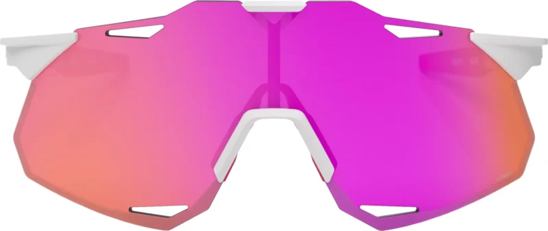Hypercraft XS Matte White/Pink - HiPER Vital Pink Mirror  Lens