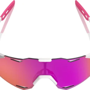 Hypercraft XS Matte White/Pink - HiPER Vital Pink Mirror  Lens