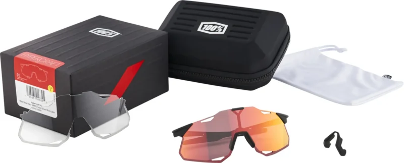 Hypercraft XS Soft Tact Black - HiPER Red Multilayer Mirror Lens