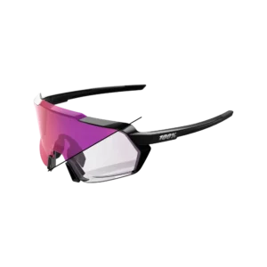 KORBIN Gloss Black - Purple Mirror Photochromic Lens