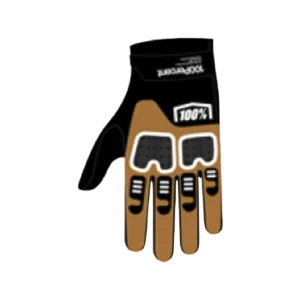 LANGDALE Gloves black/tan