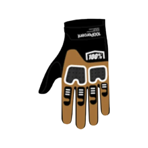 LANGDALE Gloves black/tan