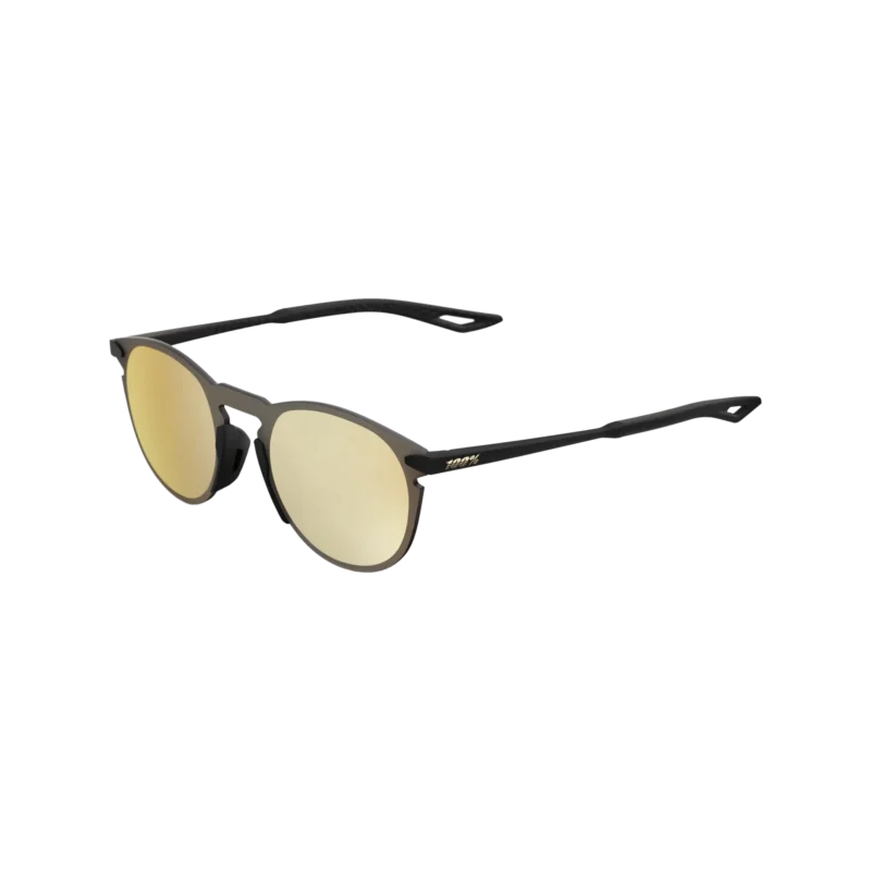 Legere Round Matte Black - HiPER Gold 24K Mirror