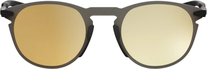 Legere Round Matte Black - HiPER Gold 24K Mirror
