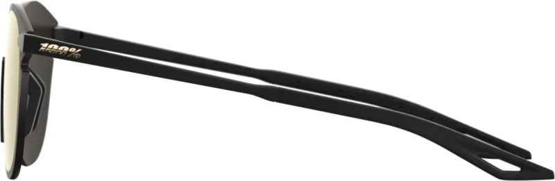 Legere Round Matte Black - HiPER Gold 24K Mirror