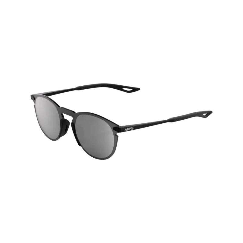 Legere Round Matte Black - Silver Mirror  Lens