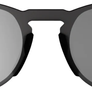 Legere Round Matte Black - Silver Mirror  Lens