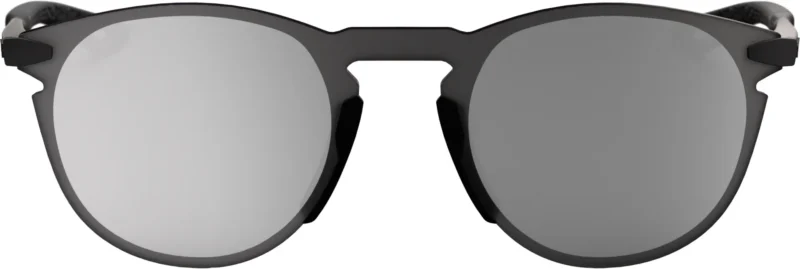 Legere Round Matte Black - Silver Mirror  Lens