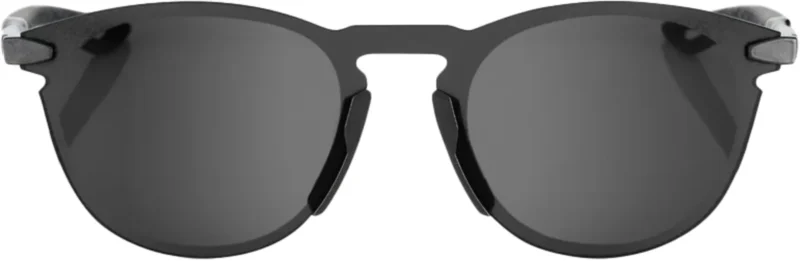 Legere Round Polished Black - Smoke Lens - OS