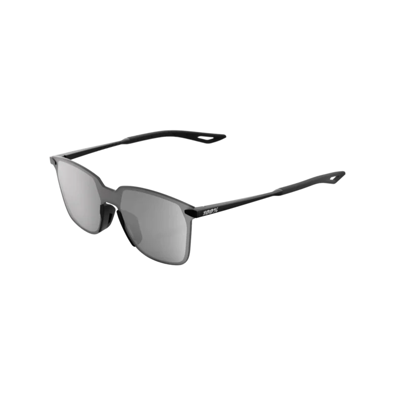 Legere Square Matte Black  - Silver Mirror  Lens