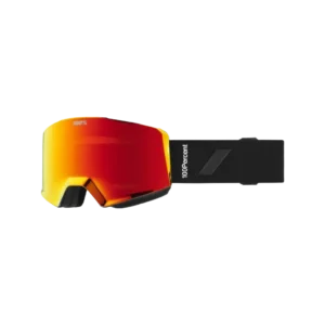 NORG HiPER Goggle Black/Red - Mirror Red Lens