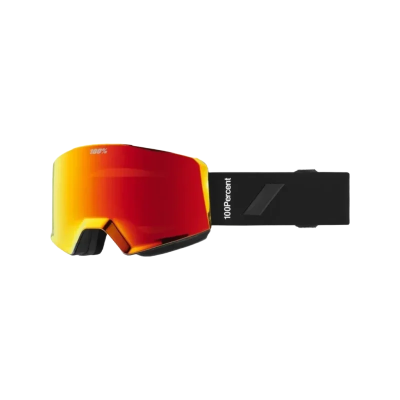 NORG HiPER Goggle Black/Red - Mirror Red Lens