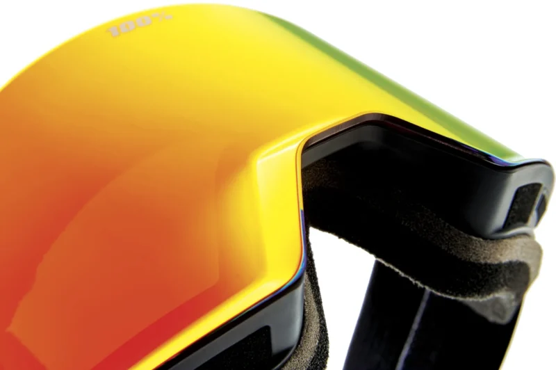 NORG HiPER Goggle Black/Red - Mirror Red Lens
