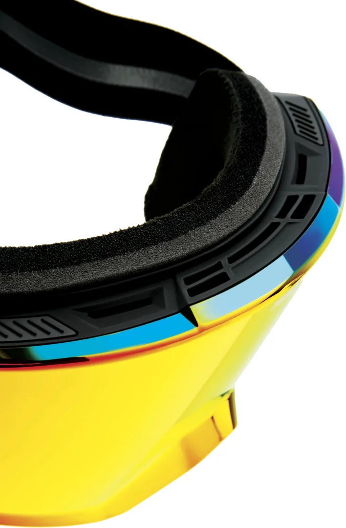 NORG HiPER Goggle Black/Red - Mirror Red Lens