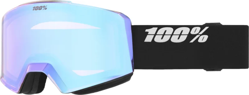 NORG HiPER Goggle Black/Silver - Mirror Silver Lens