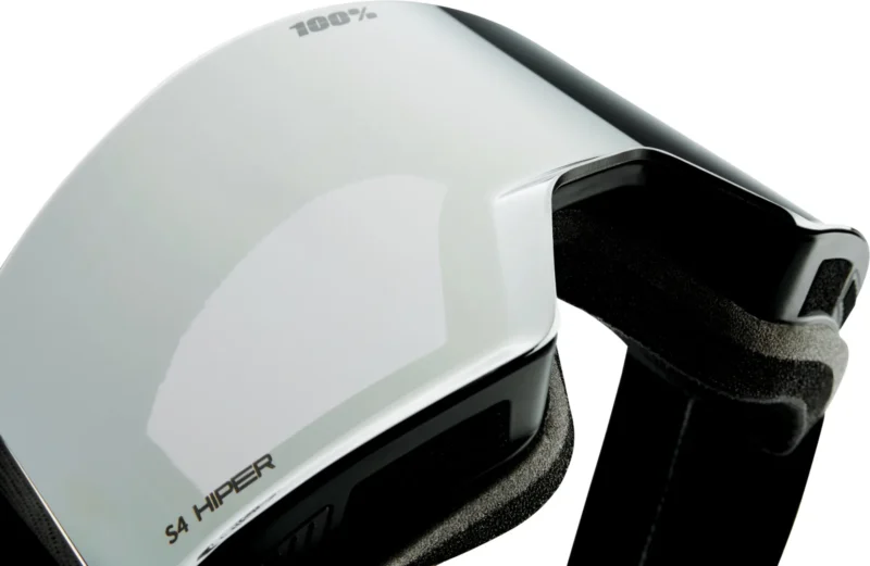 NORG HiPER Goggle Black/Silver - Mirror Silver Lens
