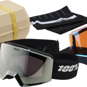 NORG HiPER Goggle Black/Silver - Mirror Silver Lens