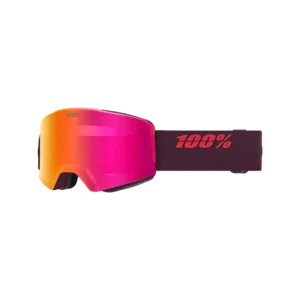 NORG HiPER Goggle Deep Cherry - Mirror Dark Red Lens