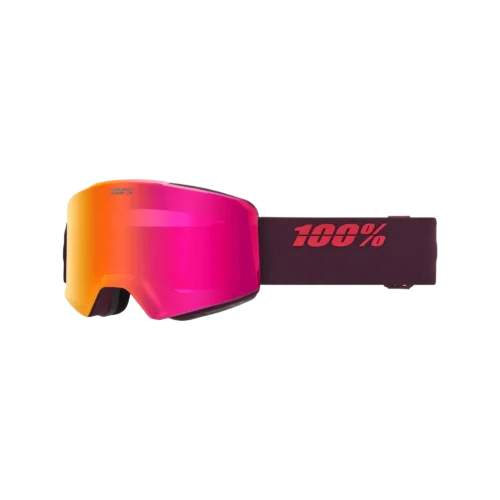 NORG HiPER Goggle Deep Cherry - Mirror Dark Red Lens