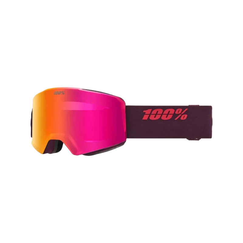 NORG HiPER Goggle Deep Cherry - Mirror Dark Red Lens