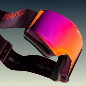 NORG HiPER Goggle Deep Cherry - Mirror Dark Red Lens