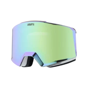 NORG HiPER Goggle White/Green - Mirror Green Lens