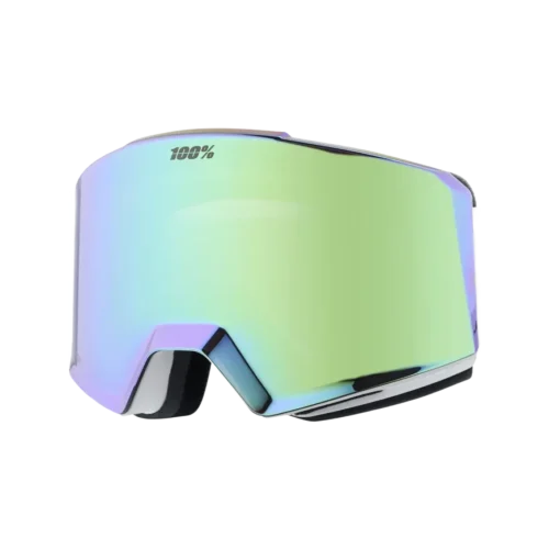 NORG HiPER Goggle White/Green - Mirror Green Lens