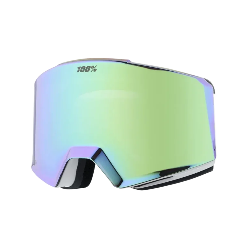 NORG HiPER Goggle White/Green - Mirror Green Lens