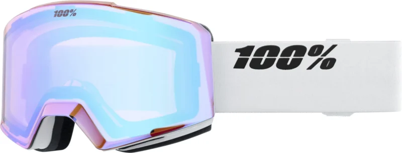 NORG HiPER Goggle White/Green - Mirror Green Lens