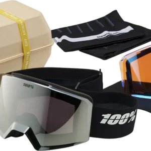 NORG HiPER Goggle White/Green - Mirror Green Lens