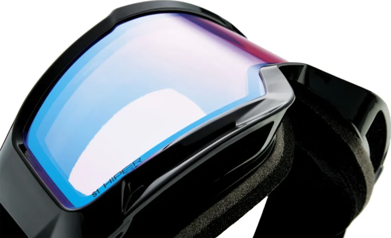 Okan Hiper Goggle Black/Turquoise - Mirror Turquoise Lens