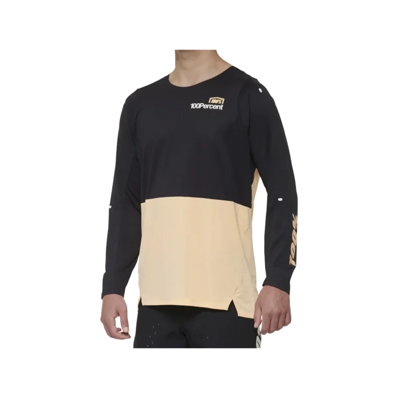 R-CORE-X Long Sleeve Jersey black/peach