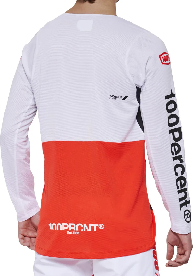 R-CORE-X Long Sleeve Jersey black/peach