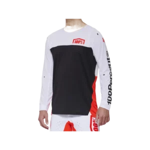 R-CORE-X Long Sleeve Jersey white/red
