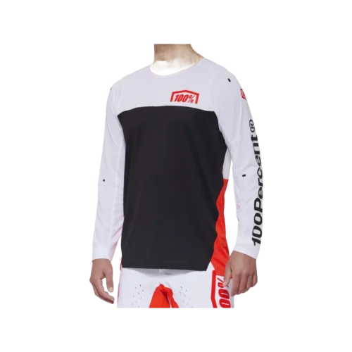 R-CORE-X Long Sleeve Jersey white/red