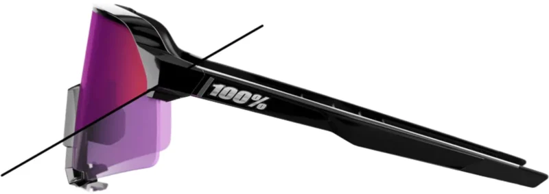 S3 Gloss Black - Purple Flash Mirror Photochromic Lens