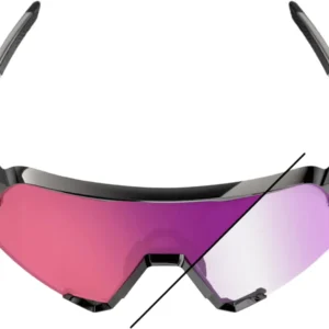 S3 Gloss Black - Purple Flash Mirror Photochromic Lens
