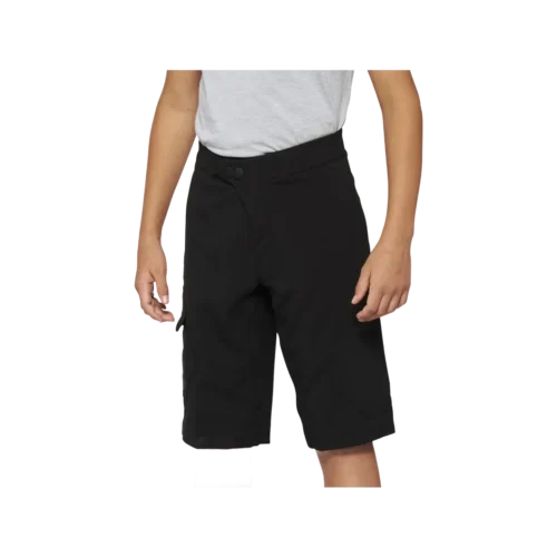 Shorts Ridecamp Youth w-Liner schwarz