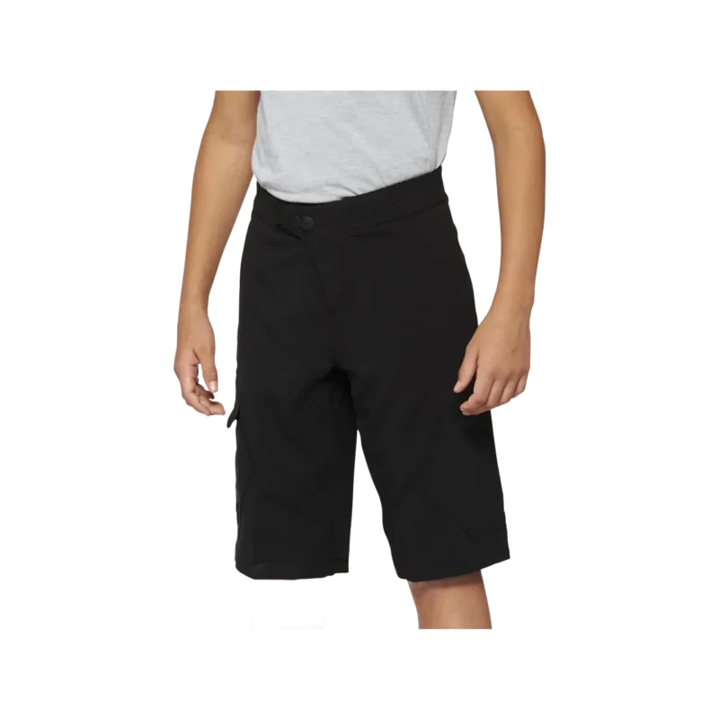 Shorts Ridecamp Youth w-Liner schwarz